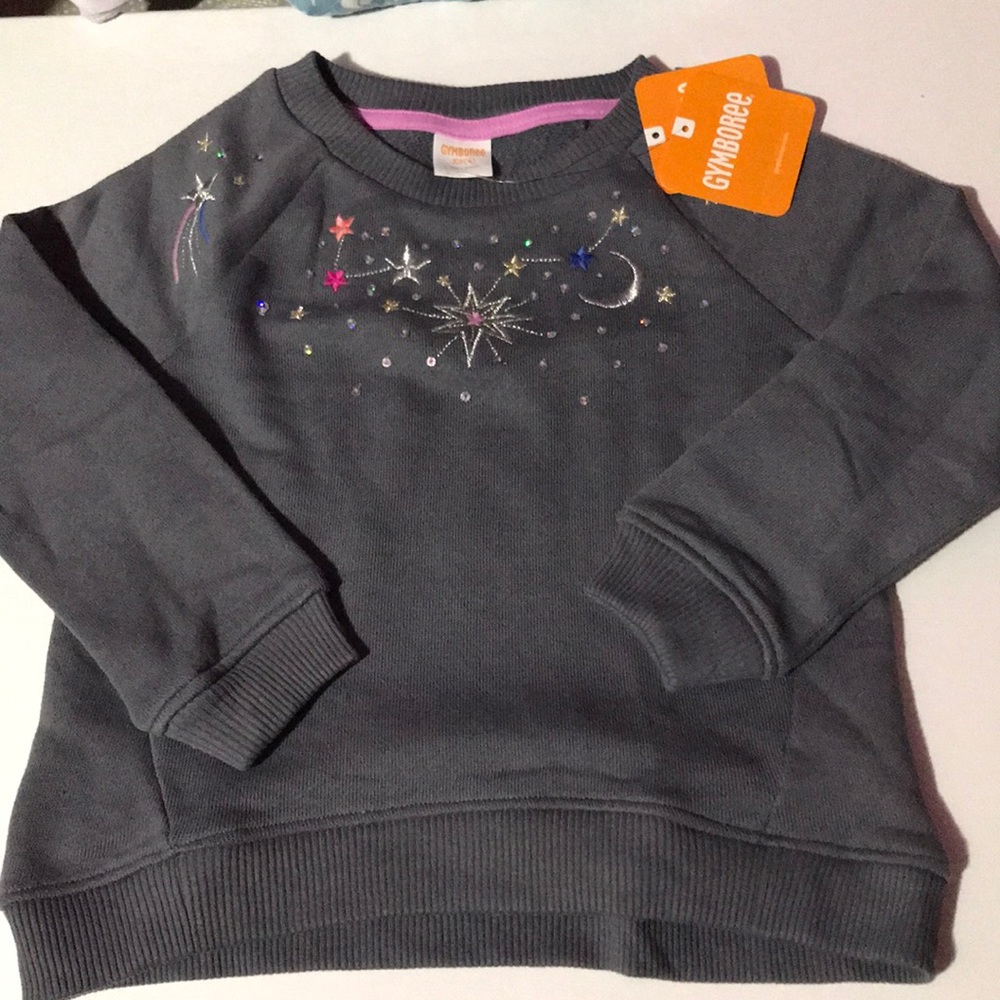 Gymboree Girls Space and Stars Pullover New Xs